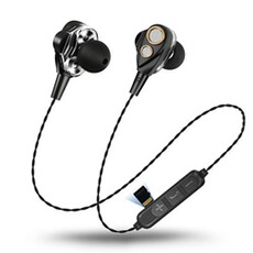 Ecouteurs Wisetony ® Écouteurs sans Fil Bluetooth 4.1 surround 6D avec carte mémoire pour Téléphone, iPhone, Samsung, HUAWEI, iPad, et Plus - Noir