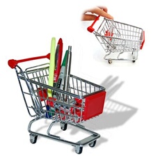 Mini caddie de bureau, le chariot à crayons