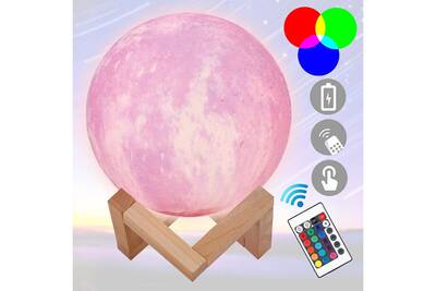 Lampe Decorative Generic Led Colore 3d Imprimer Lune Lampe Lune