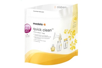 Stérilisateur Medela 5 sachets quick-clean pour stérilisations micro-ondes