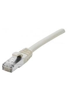 Câbles réseau Komelec Micro KOMELEC FRANCE Câble Ethernet Cat 6a 10m S/ftp Snagless Lsoh Gris