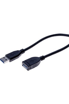Cables USB Komelec Micro KOMELEC FRANCE Rallonge Usb 3.0 Noir 2m