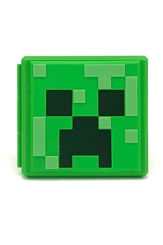 ?Nom du magasin:?Boîtes de rangement avec 12 poches pour jeux Nintendo Switch - Vert ,Minecraft