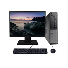PC Optiplex 790 DT I5-2400 3.10GHz 4Go/320Go Wifi W10 + Ecran 22