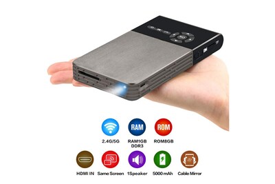 Videoprojecteur Aucune Smart Dlp Mini Projecteur Android Wifi Bluetooth 1080p Home Theater Hdmi In Gris Darty Videoprojecteur Aucune Smart Dlp Mini Projecteur Android Wifi Bluetooth 1080p Home Theater Hdmi In Gris Darty