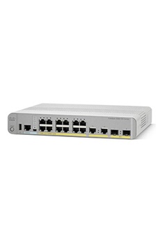 Switch réseau GENERIQUE CISCO Switch Ethernet Gigabit Cisco 8 Ports Rj45 Poe+ Manageable Niv3 + 2 Sfp+ 10 Giga C3560cx8xpds