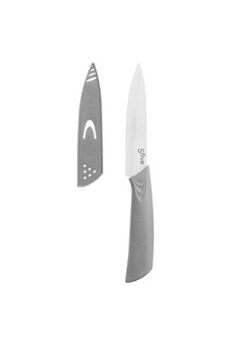 couteau five simply smart - couteau en céramique zirco 24cm gris