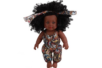 Autre jeux éducatifs et électroniques AUCUNE Black girl dolls african american play dolls réaliste 12 pouces baby play dolls c multicolore