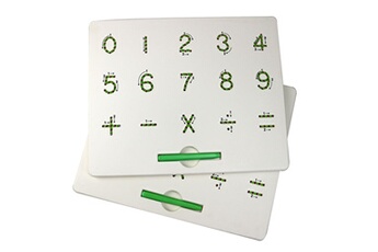 Autre jeux éducatifs et électroniques AUCUNE Tableau magnétique de nombre / lettre pour la tablette magnétique de jouet éducatif d'enfants bleu