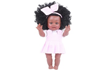Autre jeux éducatifs et électroniques AUCUNE Black girl dolls afro-américain play dolls réaliste 35cm baby play dolls pk rose