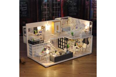 Jouets Educatifs Generic 3d En Bois Bricolage Maison Miniature