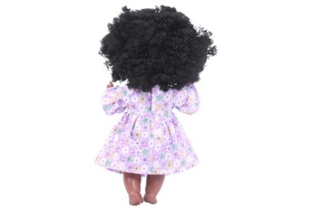 Autre jeux éducatifs et électroniques AUCUNE Black girl dolls african american play dolls réaliste 35cm baby play dolls pp violet
