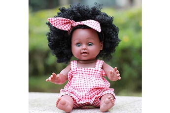 Autre jeux éducatifs et électroniques AUCUNE Black girl dolls african american play dolls réaliste 35cm baby play dolls rd rouge