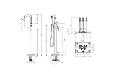 Robinet Salle De Bain Marque Generique Robinetterie De Salle De Bain Robinet Mitigeur Mecanique Baignoire Cornwall Darty