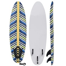 Planche de Surf 170 cm Design de Feuille Paddle de Surf Sport Nautique