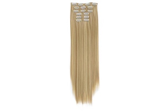 AUCUNE Perruques Real as remy fashion hair long clip dans les extensions de cheveux perruque droite pleine tête_wd236