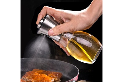 Pulvérisateur Huile Spray Huile de cuisine 300 ml Distributeur d'huile Spray dans bouteille doseur d'huile d'olive vaporisateur d'huile et de vinaigre pour la cuisson 