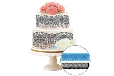 Ustensile De Cuisine Generic Moule Dentelle Silicone Fleur Fondant