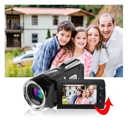 Caméscope Numérique Haute Définition De La Caméra Vidéo HD 16MP Avec écran LCD 2.7inch Noir Caméscope Numérique Haute Définition De La Caméra Vidéo HD 16MP Avec écran LCD 2.7inch Noir