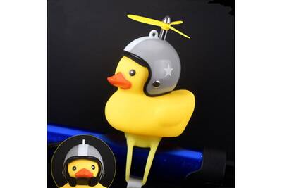 Accessoires Velo Aucune Dessin Anime Jaune Petit Canard Forme Velo Cloche Brillant Velo De Montagne Tete Lumiere He2002 Darty