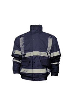 veste sportswear yoko - veste bomber haute visibilité - homme (2xl) (bleu marine) - utbc1248