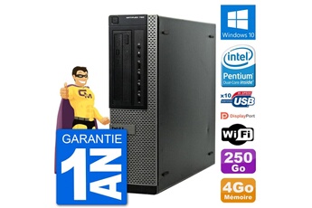 PC De Bureau Dell PC Dell Optiplex 790 Dt Intel G630 Ram 4Go Disque Dur 250Go Windows 10 WiFi