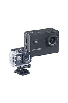 SOMIKON Caméra sport HD avec boîtier étanche jusqu'à 30 m et fonction webcam DV-1212 V2