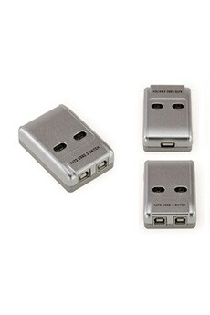 Switch réseau Kalea-Informatique Boitier de partage USB 2.0 AUTOMATIQUE type switch 2 ports, compatible Imprimantes