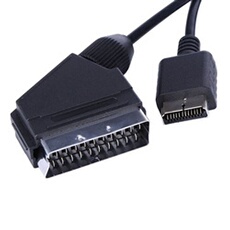 Câble péritel pour Sony Playstation PS1 PS2 PS3 RGB TV AV Câble de remplacement pour consoles PAL/NTSC 2