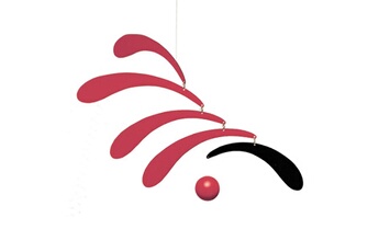 Mobiles Flensted Mobiles Flowing rhythm red