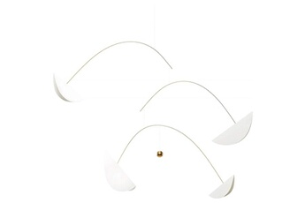 Mobiles Flensted Mobiles Life and thread blanc et or