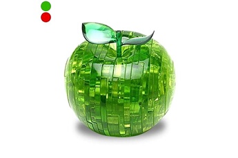 Puzzle 3D Totalcadeau Puzzle 3d effet crystal en forme de pomme rouge