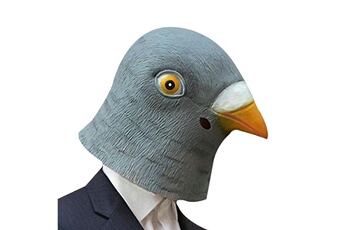 Autre jeu de plein air Totalcadeau Masque pigeon en latex