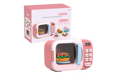 Jouets Educatifs Aucune Jeu De Role Pour Bebe Electromenagers Electriques Ensemble De Jouets A Micro Ondes Analogiques Rose Darty Jouets Educatifs Aucune Jeu De Role Pour Bebe Electromenagers Electriques Ensemble De Jouets A Micro Ondes Analogiques Rose Darty