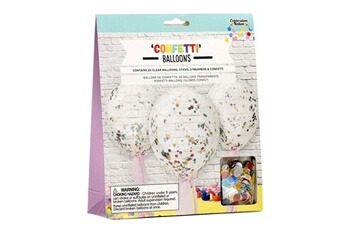 Autres jeux créatifs Totalcadeau 20 ballons transparents à confettis ballons pour fête anniversaire