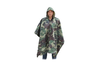 Accessoire de déguisement Totalcadeau Poncho en polyester imperméable camouflage