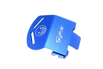 Circuit voitures AUCUNE Aluminium f / r gear box bottom protector mount (smile face) pour traxxastrx4 rc car bleu