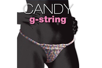 Accessoire de déguisement Totalcadeau String bonbons femme comestibles sexy