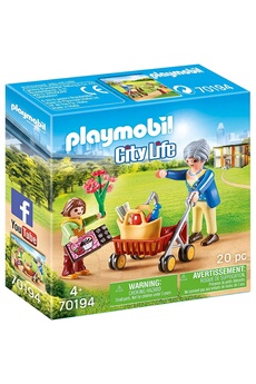 Playmobil PLAYMOBIL Playmobil 70194 - city life - petite fille et grand-mère