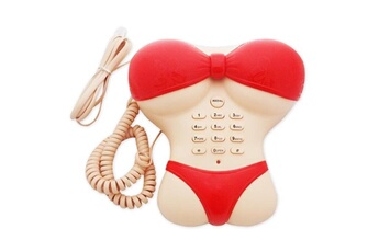 Accessoire de déguisement Totalcadeau Téléphone fixe bikini sexy maillot de bain