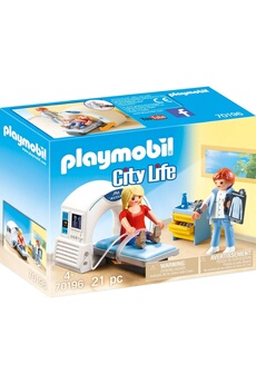 Playmobil PLAYMOBIL Playmobil 70196 - city life - salle de radiologie