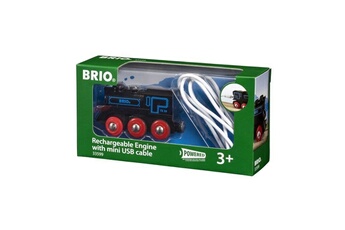 Train électrique Brio World Icaverne vehicule pour circuit miniature - 33599 - locomotive rechargeable