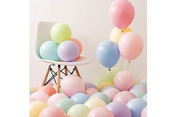 Article et décoration de fête Euro Mega Ballons en couleur pour fêtes anniversaire mariage fête d'amour ballons de fête 10 pouces couleur mixte 50 pièces