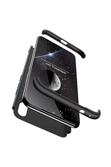 Coque et étui téléphone mobile XEPTIO Coque bumper Etui Xiaomi Redmi Note 8 PRO intégral avec film protection écran verre trempé. Couleur noir - Accessoire pochette case