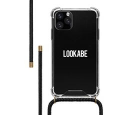Coque pour iPhone 11 Pro Avec Lanière Tour De Cou Black Lookabe
