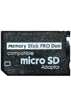 Connectique et chargeur console MGS 33 Mgs33 Adaptateur carte mémoire Micro Sd Tf vers memory stick pro Duo pour console PSP