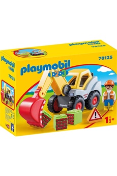 Playmobil PLAYMOBIL Playmobil 70125 - 1.2.3 - pelleteuse