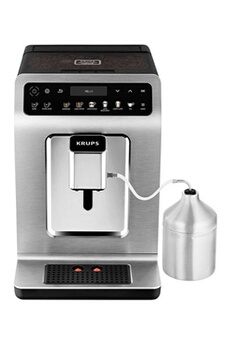 Cafetière filtre Krups EA894T Evidence Plus Machine à café automatique Titanium-Metallic 1450