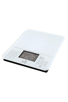 balance de cuisine jata mod. 790 de table rectangle balance de cuisine électronique blanc