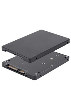 Disque dur mobile Boîtier Disque Dur Externe SSD USB 2.5 SATA HD (Noir)